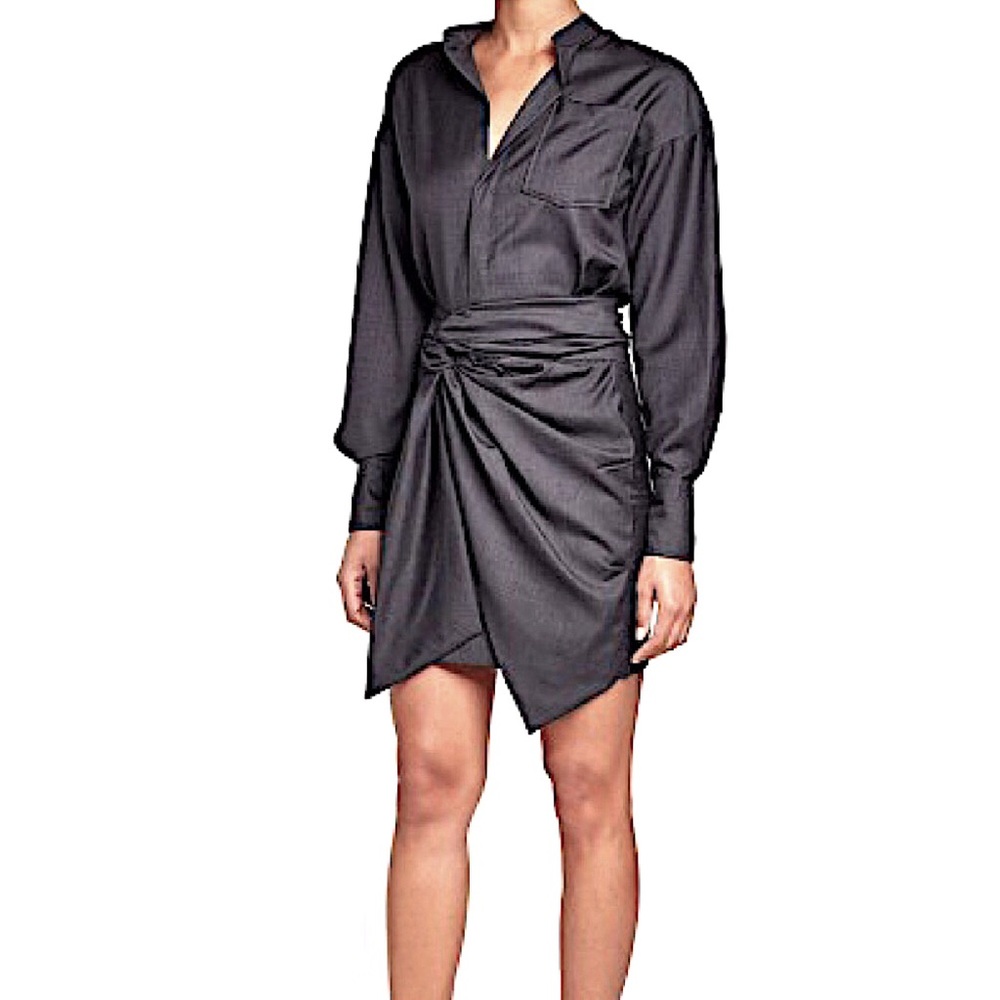 ISABEL MARANT Etoile Wool Check NOLA Dress 40 US8